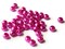 40 12mm Large Hole Pearls Hot Pink Pearl Beads Round Plastic Pearl Beads